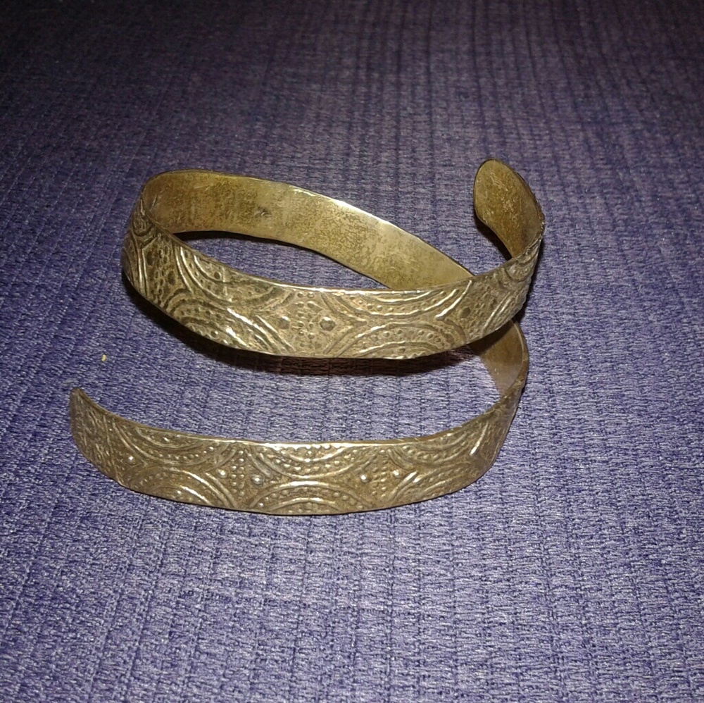 Brass arm bracelet